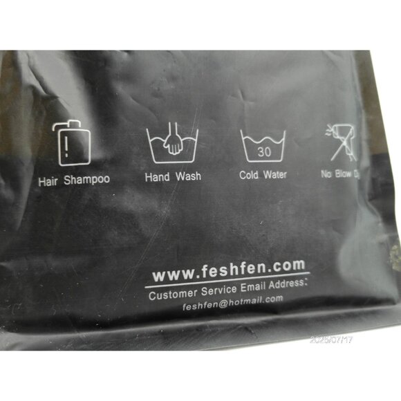 NEW Ponytail Hair Extension Chocolate Brown 12" Feshfen Hair Straight Curl Loop - Picture 10 of 12